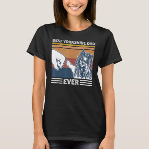 T-shirt Meilleur Papa Jamais Yorkie Papa Pour Fête des pèr