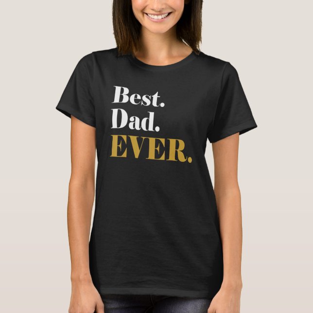 T-shirt Meilleur papa Jour des Pères Anniversaire Hommes M (Devant)