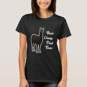T-shirt Meilleur Papa Lama Ever - Lamas