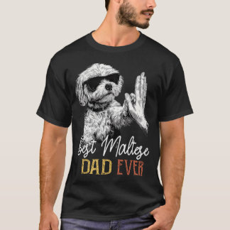 T-shirt Meilleur Papa Maltais De Tous Les Temps Hommes Pap
