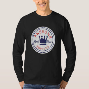 T-shirt Meilleur papa masculin Prix Patrie Vintage