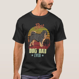 T-shirt Meilleur papa Mastiff Tibétain de tous les temps A
