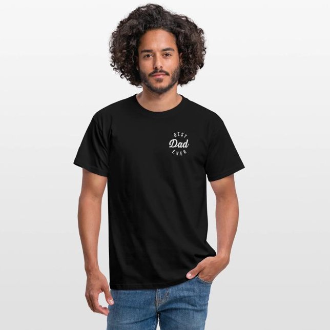 T-shirt Meilleur Papa Minimaliste Élégant (Créateur téléchargé)