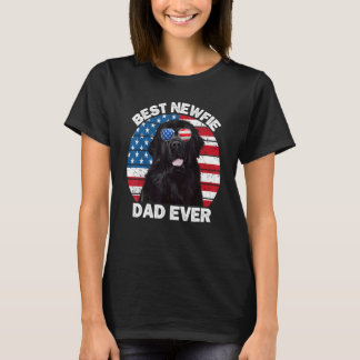 T-shirt Meilleur papa Newfie pour hommes 4 juillet Terre-N