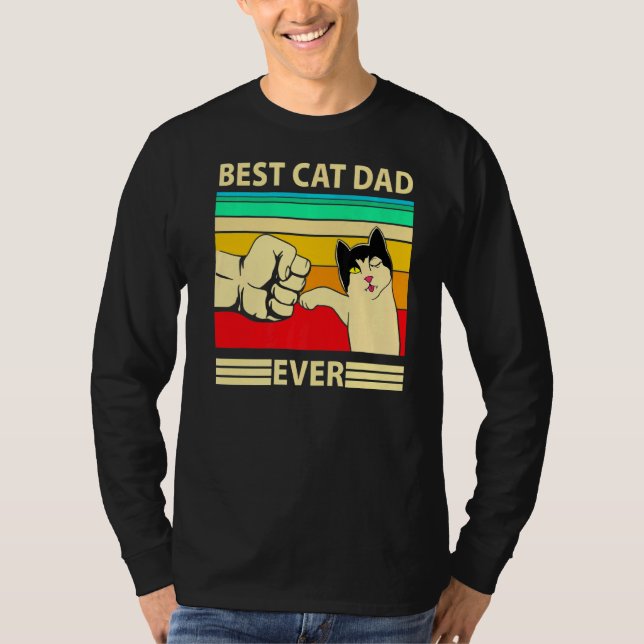 T-shirt Meilleur papa papa Ever Cat Daddy (Devant)