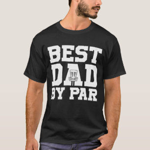 T-shirt Meilleur Papa Par Disque Golf Pun