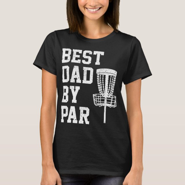 T-shirt Meilleur Papa Par Funny Disc Golf Cadeau (Devant)