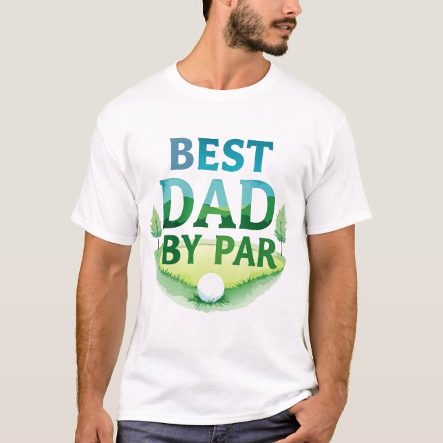 T-shirt Meilleur papa par Par (Devant)