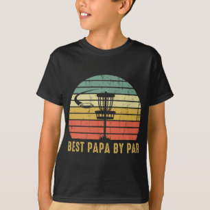 T-shirt Meilleur Papa Par Par Cadeau Drôle de Golf de Disq