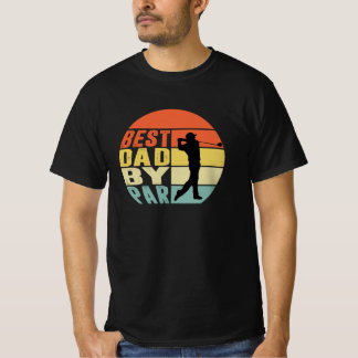 T-shirt Meilleur Papa Par Par Chemise Funny Golfing Fête d