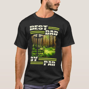 T-shirt Meilleur papa par Par Disc Golf Papa pour hommes F