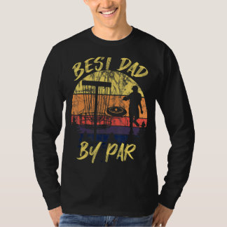 T-shirt Meilleur Papa Par Par Disc Joueur de Golf Flying D