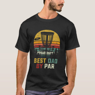 T-shirt Meilleur Papa Par Par Disque Golf Homme
