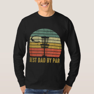 T-shirt Meilleur Papa Par Par Funny Disque Golf Don Pour H