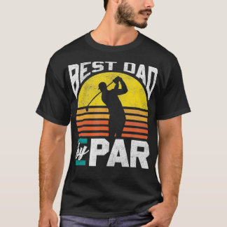 T-shirt Meilleur Papa Par Par Funny Golf Fête des pères1