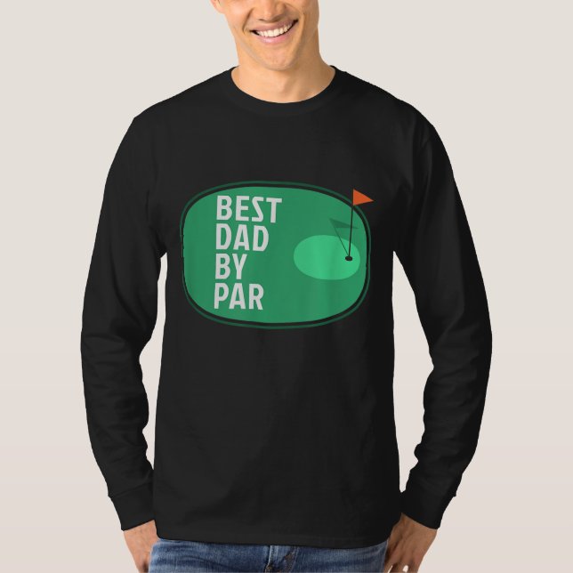 T-shirt Meilleur Papa Par Par Funny Golf Fête des pères Go (Devant)