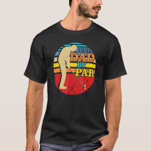 T-shirt Meilleur papa Par Par Golf Ball Tree Fête des père