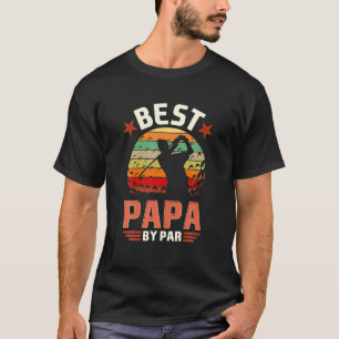 T-shirt Meilleur Papa Par Par Golf Funny Golf Golf Golf Pa