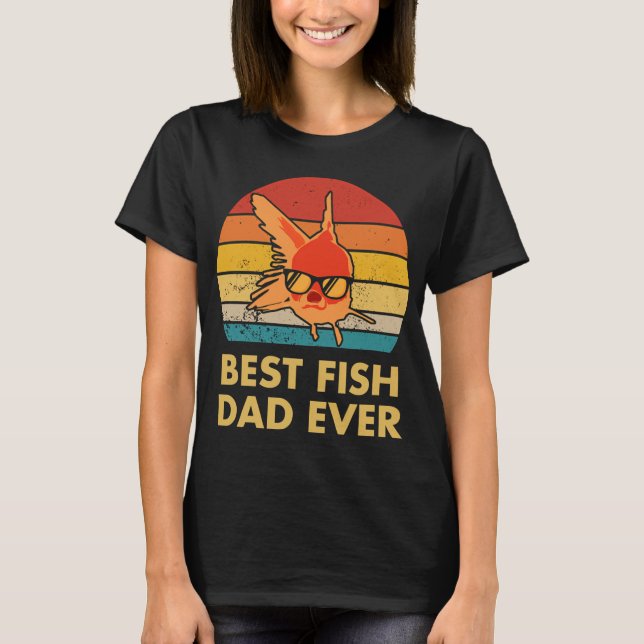 T-shirt Meilleur Papa Pêcheur Ever (Devant)