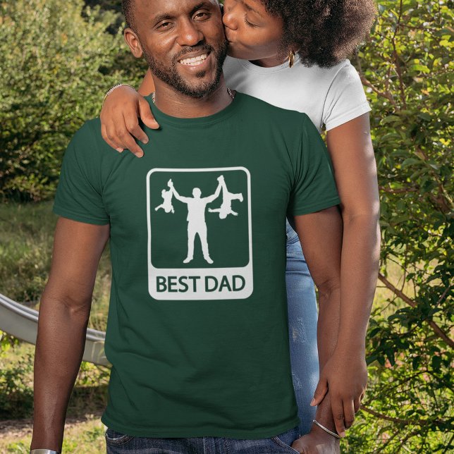 T-shirt Meilleur papa - Père qui a des enfants (Créateur téléchargé)