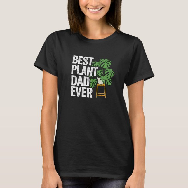 T-shirt Meilleur papa plante de tous les temps Jardin Pays (Devant)