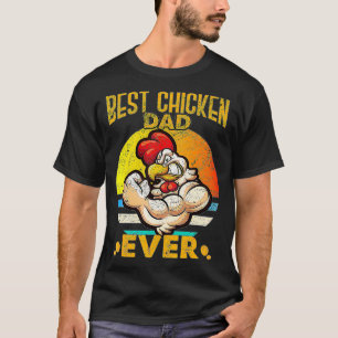 T-shirt Meilleur papa poulet jamais drôle fête des pères v