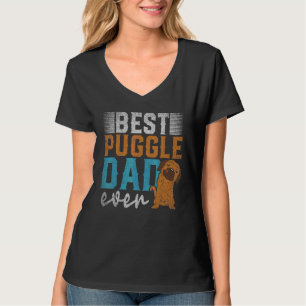 T-shirt Meilleur Papa Puggle Homme Chien Animal Fête des P