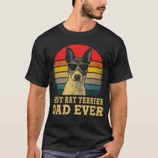 T-shirt Meilleur papa Raterrier de tous les temps Amoureux