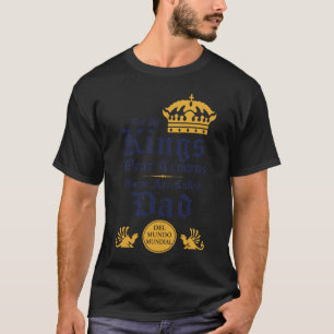 T-shirt Meilleur Papa Roi Couronne Fête des Pères