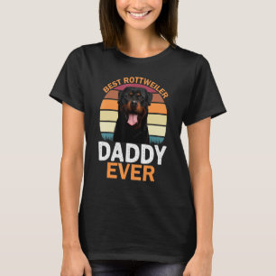 T-shirt Meilleur Papa Rottweiler de tous les jours de la F
