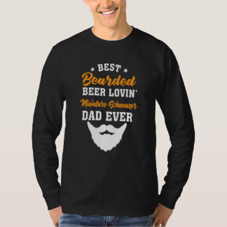 T-shirt Meilleur papa Shepherd Australien amateur de barbe