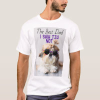 Meilleur papa Shih Tzu Pas mignon drôle photo de c