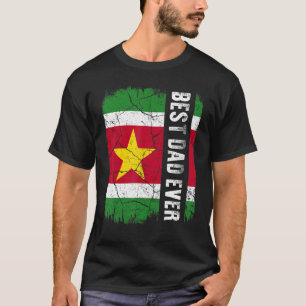 T-shirt Meilleur papa surinamais Jamais Surinam Da du Père