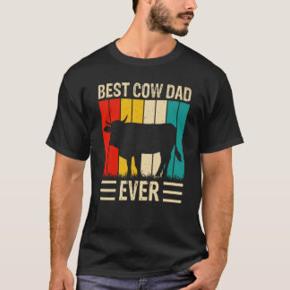 T-shirt Meilleur papa vache de tous les temps  2