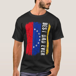 T-shirt Meilleur papa vénézuélien Jamais Venezuela papa pè