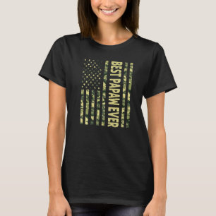 T-shirt Meilleur Papaw jamais nous Drapeau Américain Grand