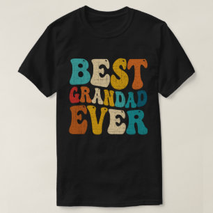 T-shirt Meilleur Papy Ever Cadeau de la Fête des Pères Vin