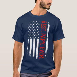 T-shirt Meilleur papy jamais avec nous American vintage po