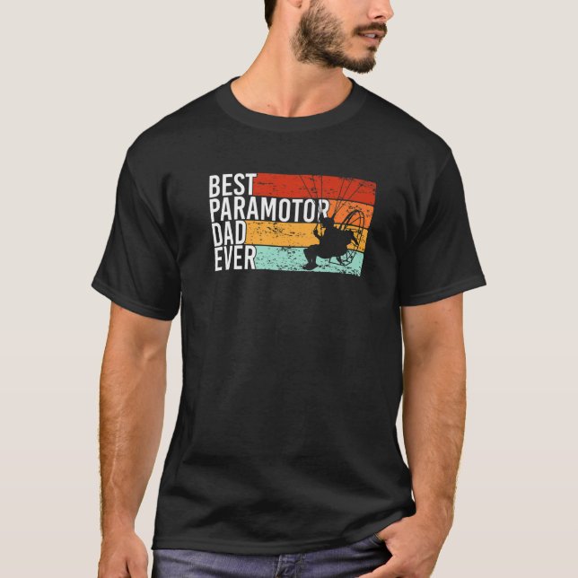 T-shirt Meilleur Paramoteur papa Paramotor Paramotor Pilot (Devant)