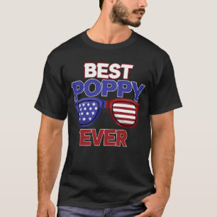 T-shirt Meilleur pavot jamais nous Drapeau grand-père Fête