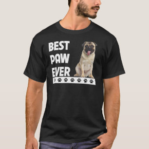 T-shirt Meilleur Paw Jamais Carlin Papa Fête des pères Chi