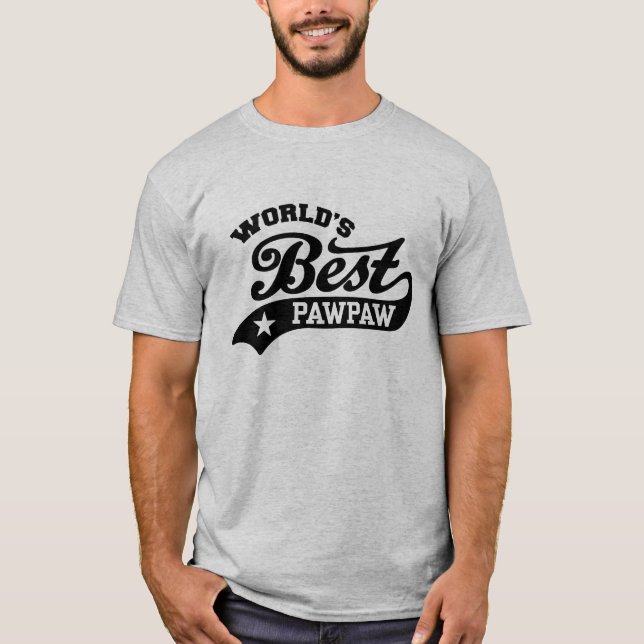 T-shirt Meilleur PawPaw du monde (Devant)