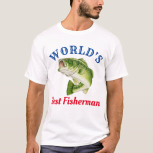 T-shirt Meilleur pêcheur du monde