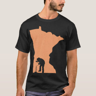 T-shirt Meilleur Pêcheur du Monde Papa Minnesota