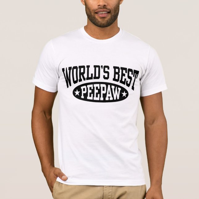 T-shirt Meilleur PeePaw du monde (Devant)