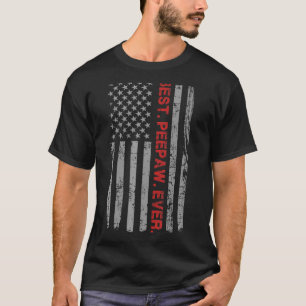 T-shirt Meilleur Peepaw Jamais Vintage Drapeau Américain P