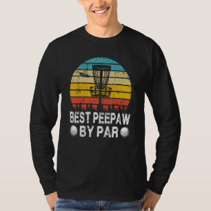 T-shirt Meilleur Peepaw Vintage par Disc Golf Golfeur Père