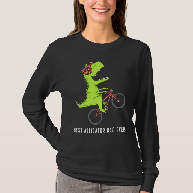 T-shirt Meilleur Père Alligator (Devant)