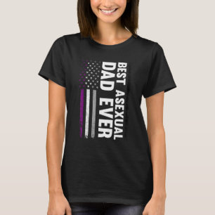 T-shirt Meilleur Père Asexuel Jamais Csd Pride Mois