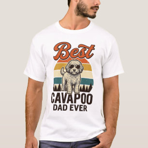 T-shirt Meilleur père Cavapoo de tous les temps Design de
